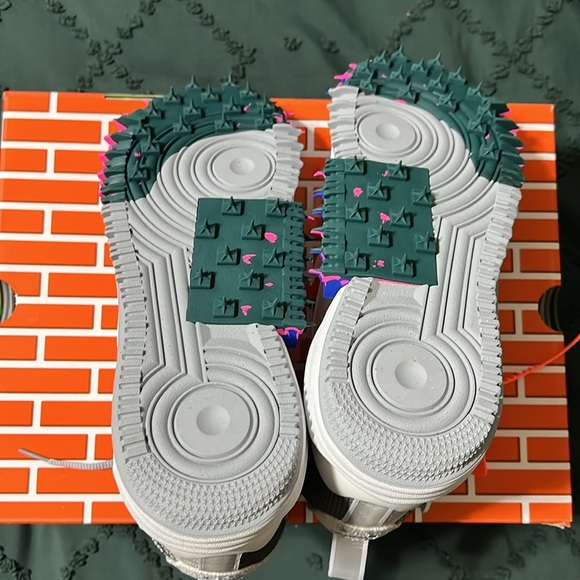 Nike Air Force 1 Mid X Off White Colab. NWT Size 11(white) - Picture 9 of 13